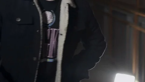 Guy moves from side to side Stock Footage 80480645