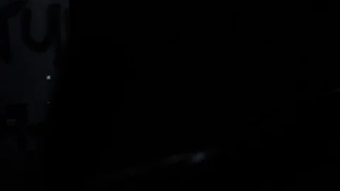 The guy opens the garage door with a key and goes inside Stock Footage 113859274