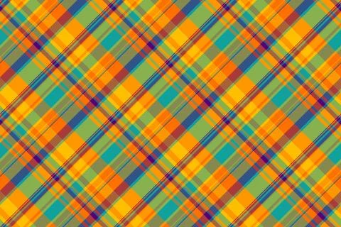 Guy pattern vector background, folklore tartan fabric plaid. Layered seamle.. Ilustração Stock