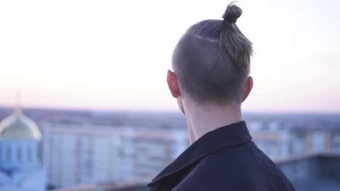 The guy is a photographer. Stock Footage 107860690