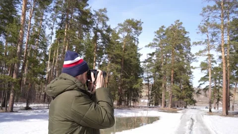 Guy photographer Stock Footage 173690054