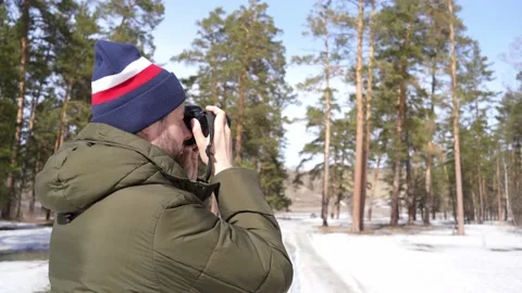 Guy photographer Stock Footage 175065110