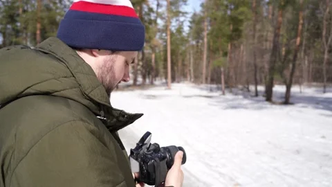 Guy photographer Stock Footage 175788064