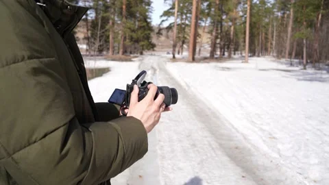 Guy photographer Stock Footage 177385117