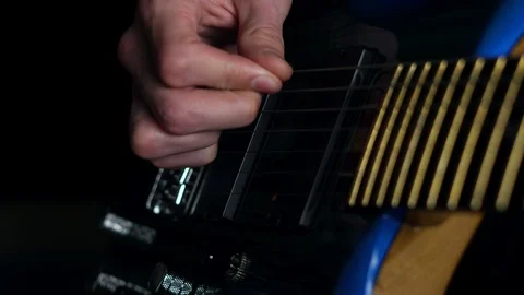 The guy plays guitar Stock Footage 99435243