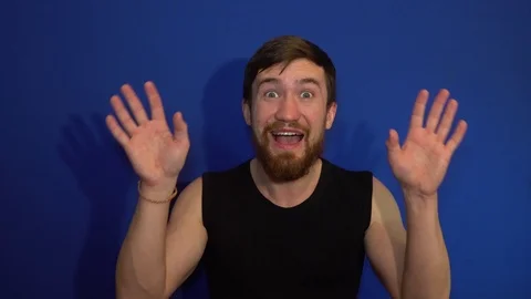 Guy plays hide and seek with the child Stock Footage 124464681