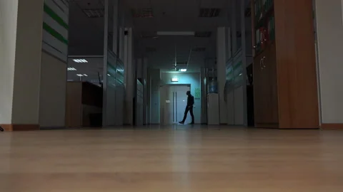 The guy returned to the office for documents Stock Footage 111511720