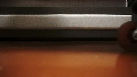 The guy rides on roller skates in front of the camera Stock Footage 85601681