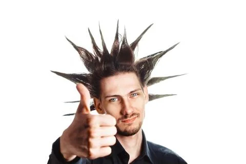 Guy shows class Stock Photos