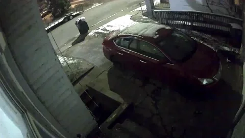 Guy Slips and Falls into Window Well, Evansville, Indiana, USA Vidéo 221794860