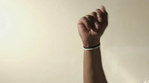 Guy snapping his fingers on white background Stock Footage 68652192