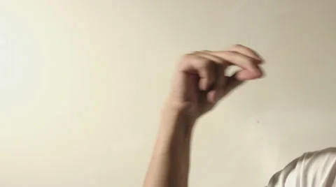 Guy snapping his fingers on white background Vidéo 68652311