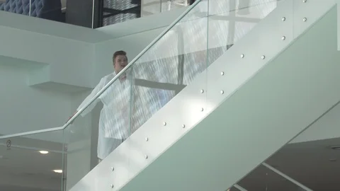 The guy in the spa goes on procedures Stock Footage 127181544