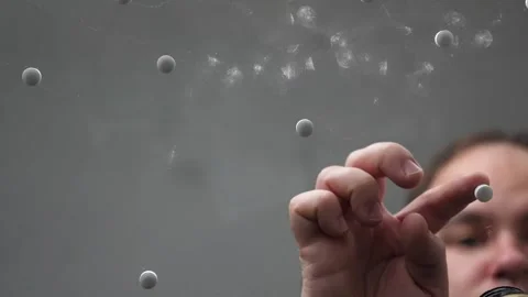 The guy spilled the pills Stock Footage 131849246