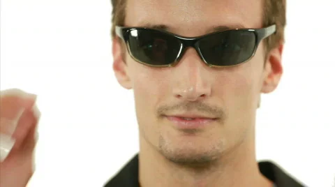 Guy is staring you out of countenance Vídeos de archivo 823064