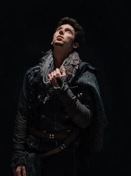 A guy in a steampunk or post-apocalyptic image, portrait Stock-Fotos