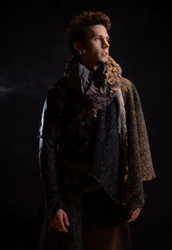 A guy in a steampunk or post-apocalyptic image, portrait Stock Photos