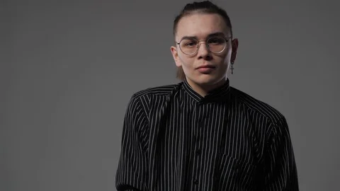 The guy in the studio Stock Footage 107124629