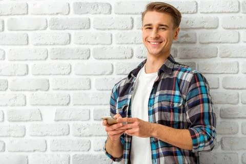 The guy in the studio Stock Photos