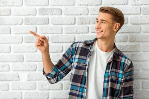 The guy in the studio Stock Photos