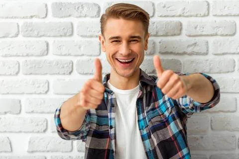 The guy in the studio Stock Photos