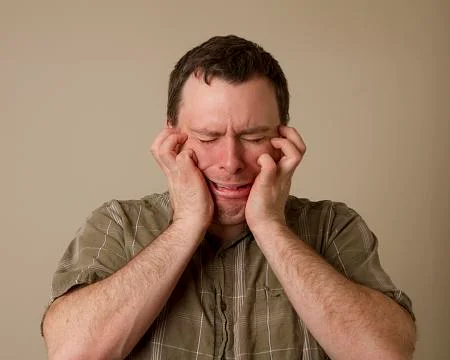 This guy is upset Stock Photos