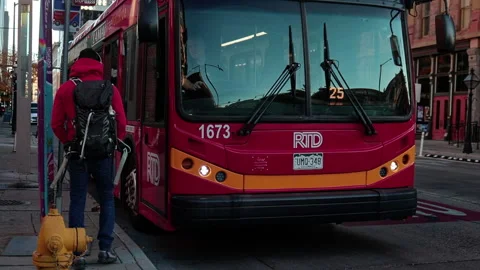 Guy waiting for bus Stock Footage 219890417