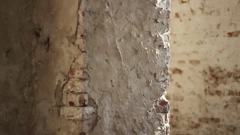 Guy walks through an abandoned building Stock Footage 130739771