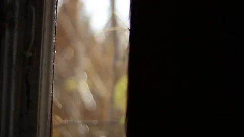 Guy walks through an abandoned building Stock Footage 130740142