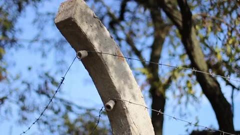 Guy walks through an abandoned building Stock Footage 130740375
