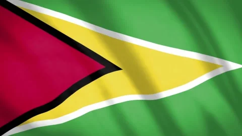 Guyana Flag  Video stock 188127864