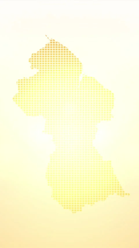 Guyana Map Opener Stock Footage 267849296