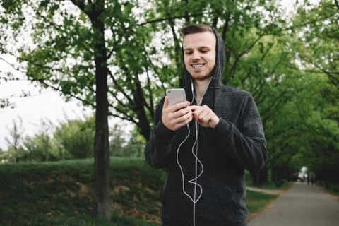 Guys on the run Stock Photos