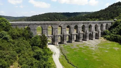 Guzelce Aqueduct Stock Photos
