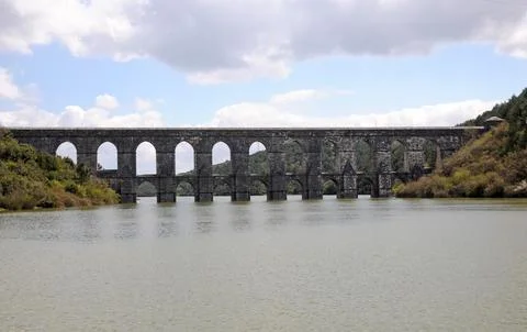 Guzelce Aqueduct Stock Photos