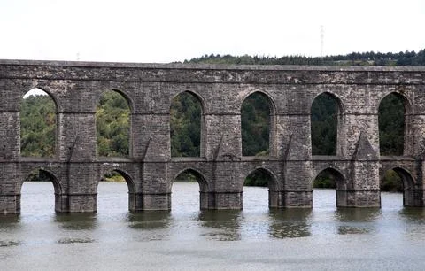Guzelce Aqueduct Stock Photos