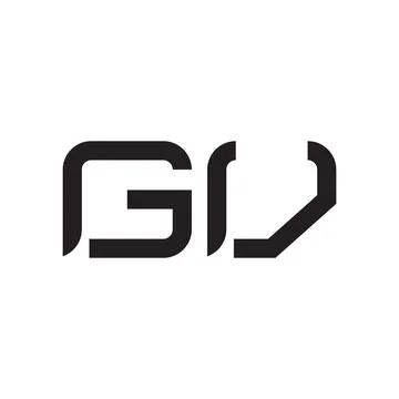 Gv initial letter vector logo icon Stock Illustration