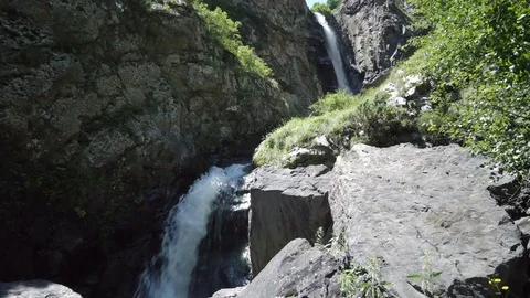 Gveleti waterfall Stock Footage 78528199