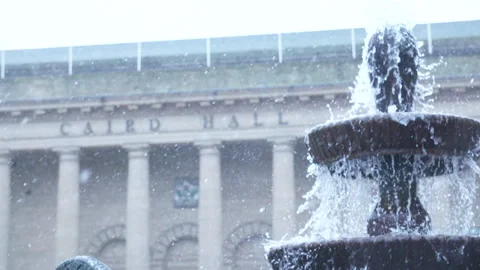 GVs of the Caird Hall in Dundee Stock Footage 322917921