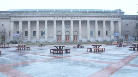 GVs of the Caird Hall in Dundee Stock Footage 322917935