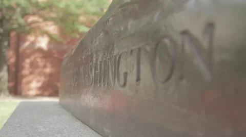 GW Statue 3 Washington DC Vídeos de archivo 51235246