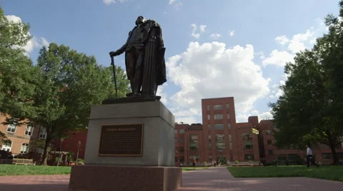 GW Statue Vídeos de archivo 51232784