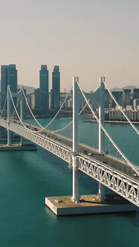 Gwangan Bridge in Busan Stock Footage 276099752