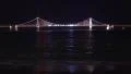 Gwangan Bridge Nighttime LED Light Show Busan South Korea 02 HD HD Footage
