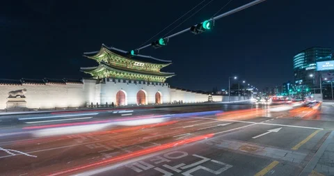 Gwanghwamun gate Stock Footage 111936256