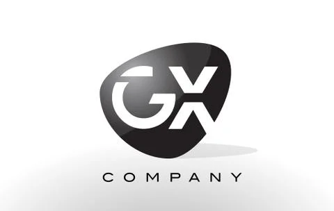 GX Logo.  Letter Design Vector. Stock Illustration