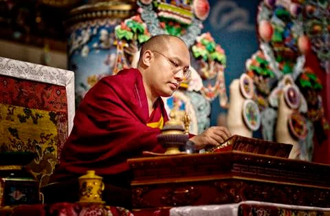 Gyalwa Karmapa Stock Photos
