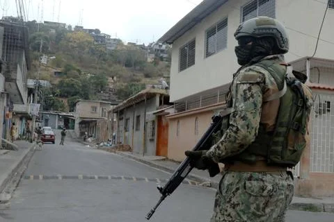   GYE LAS CABRAS SECURITY BLOCK Duran, Wednesday, August 21, 2024 Members ... Stock Photos