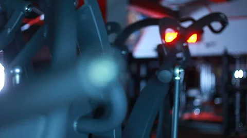 Gym and part of the simulator. Video stock 91631663