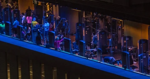 Gym cdmx timelapse Stock Footage 94433978